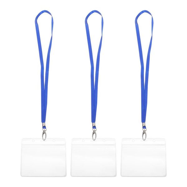 greeting cards 1 set durable waterproof pvc id badge holder transparent name tag with rope
greeting cards 1 set durable waterproof pvc id badge holder transparent name tag with rope