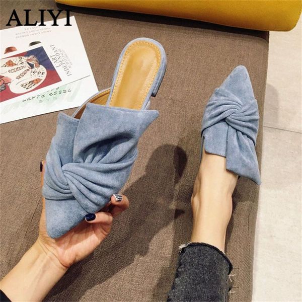 women flock slippers 2021 spring summer bowtie ladies mules 35-41 big size slip on female comfortable dress office flats, Black
women flock slippers 2021 spring summer bowtie ladies mules 35-41 big size slip on female comfortable dress office flats, Black