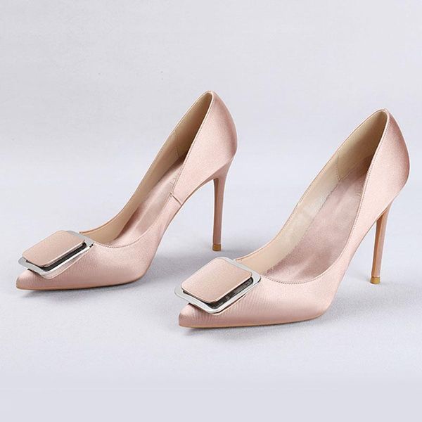 dress shoes nikali summer autumn fashion square buckle korean version pointed work shallow silk mouth single high heels, Black
dress shoes nikali summer autumn fashion square buckle korean version pointed work shallow silk mouth single high heels, Black