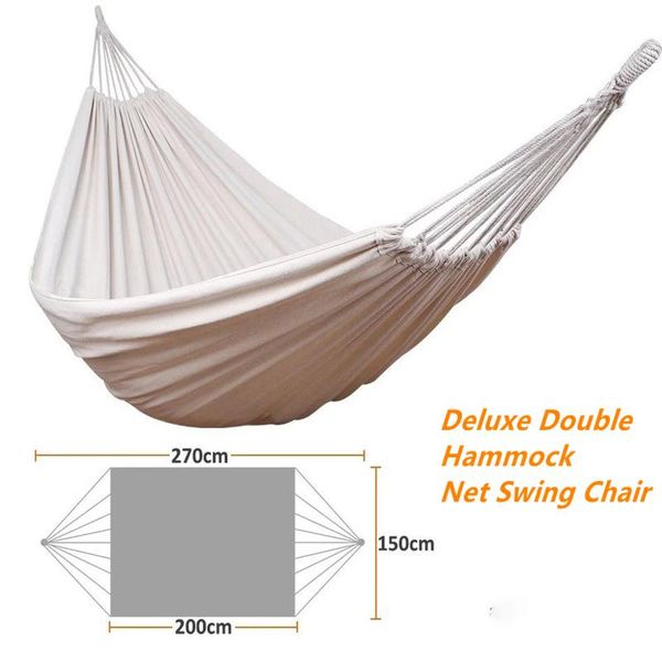 double hammock boho style outdoor camping canvas hanging swing bed net chair for patio travel hiking drop camp furniture
double hammock boho style outdoor camping canvas hanging swing bed net chair for patio travel hiking drop camp furniture