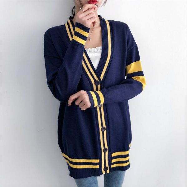 women's sweaters 2021 spring sweater fashionable female cardigan long sleeve ladies knitting loose suit for clothing, White;black
women's sweaters 2021 spring sweater fashionable female cardigan long sleeve ladies knitting loose suit for clothing, White;black