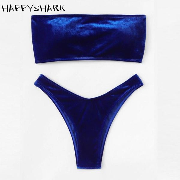 women's swimwear happyshark violet bikinis 2021 bandeau women blue high cut brazilian thong bikini summer army green biquinis, White;black
women's swimwear happyshark violet bikinis 2021 bandeau women blue high cut brazilian thong bikini summer army green biquinis, White;black