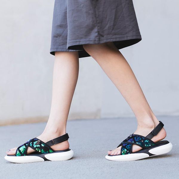 dress shoes dilalula 2021 leisure big size 35-42 bling woman sandals hook&loop flat platform casual walking summer, Black
dress shoes dilalula 2021 leisure big size 35-42 bling woman sandals hook&loop flat platform casual walking summer, Black