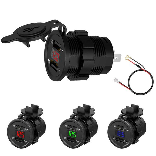auto motorcycle cigarette lighter dual usb ports car charger socket + led digital voltmeter meter display monitor for iphone
auto motorcycle cigarette lighter dual usb ports car charger socket + led digital voltmeter meter display monitor for iphone