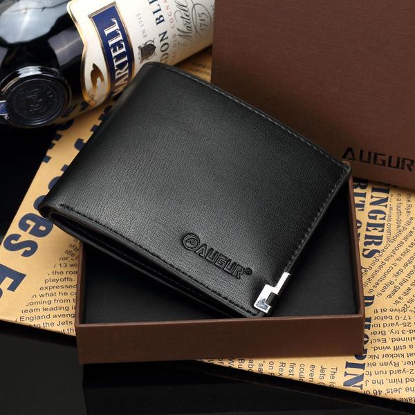 wallets yilunxi men business wallet very thin men's for young good handsome black, Red;black 
wallets yilunxi men business wallet very thin men's for young good handsome black, Red;black