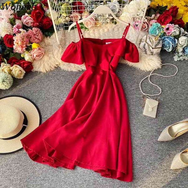 off shoulder dress women slash neck spaghetti strap ladies vestidos summer elegant slim waist chic dresses 210417, Black;gray
off shoulder dress women slash neck spaghetti strap ladies vestidos summer elegant slim waist chic dresses 210417, Black;gray