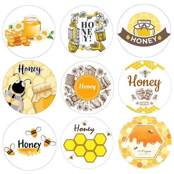 party decoration 1.8inch honey pot cover stickers bee sweet round seal sticker labels gift decoraion white paper background
party decoration 1.8inch honey pot cover stickers bee sweet round seal sticker labels gift decoraion white paper background