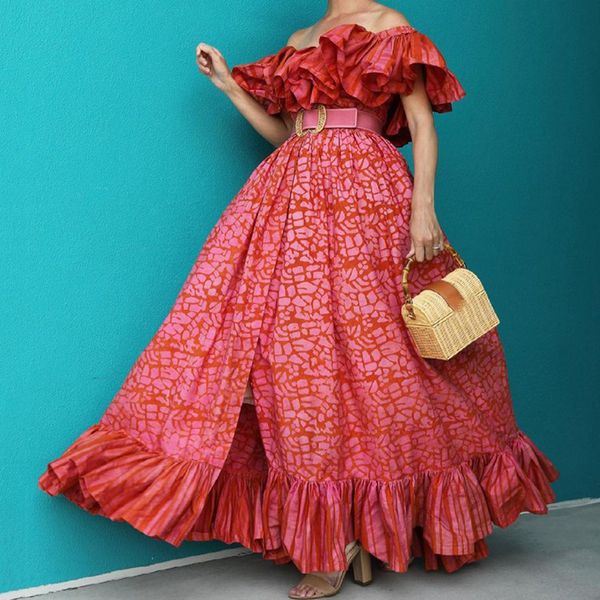 color block elegant evening party dress women off shoulder ruffles patchwork expansion ball gown summer y2k maxi long robe, White
color block elegant evening party dress women off shoulder ruffles patchwork expansion ball gown summer y2k maxi long robe, White
