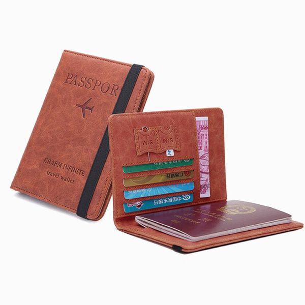 card holders 2021 women men vintage business passport covers holder multi-function id bank pu leather wallet case travel accessories, Brown;gray
card holders 2021 women men vintage business passport covers holder multi-function id bank pu leather wallet case travel accessories, Brown;gray