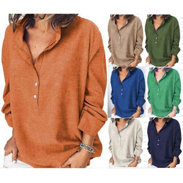 women's blouses & shirts shirt women plain plus size long sleeve blouse and blue green female clothing button aesthetic apparel 2021, White
women's blouses & shirts shirt women plain plus size long sleeve blouse and blue green female clothing button aesthetic apparel 2021, White