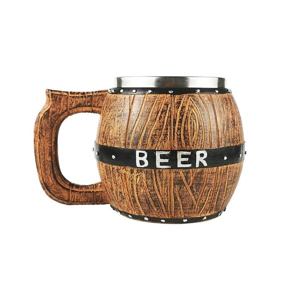 mugs 450/550ml wooden beer mug large capacity german barrel stainless steel cup drinking for bar home gift
mugs 450/550ml wooden beer mug large capacity german barrel stainless steel cup drinking for bar home gift