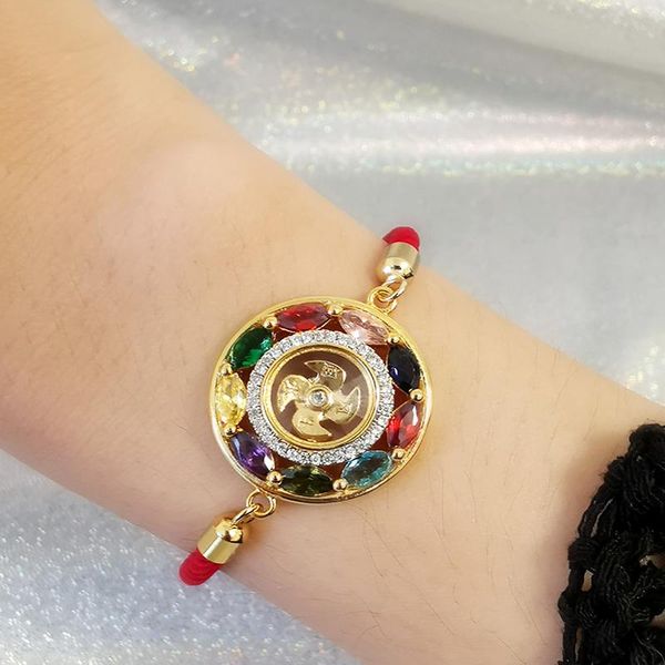 longpo temple thailand round transfer wheel bracelet buddhist bring lucky health jewelry gift for family friend bracelets charm, Golden;silver
longpo temple thailand round transfer wheel bracelet buddhist bring lucky health jewelry gift for family friend bracelets charm, Golden;silver