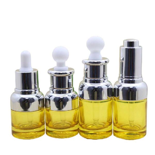 storage bottles & jars 20ml 30ml clear yellow empty glass essential oil bottle silver lid white cosmetic packaging essence refillable vi
storage bottles & jars 20ml 30ml clear yellow empty glass essential oil bottle silver lid white cosmetic packaging essence refillable vi