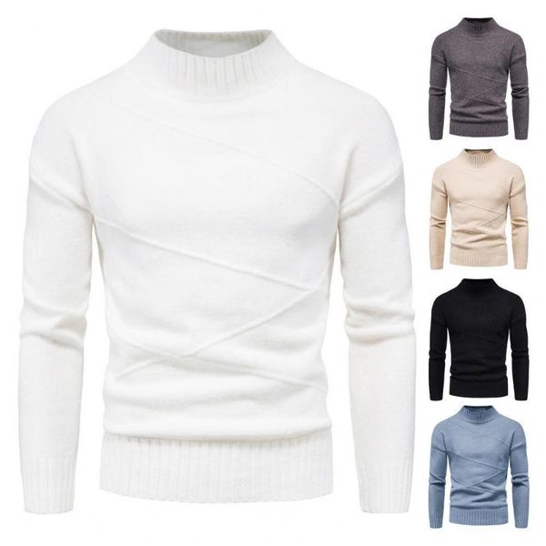 men's sweaters casual slim men half high collar simple pullover winter/autumn sweater stripe for going out, White;black
men's sweaters casual slim men half high collar simple pullover winter/autumn sweater stripe for going out, White;black