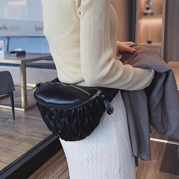 waist bags 2021 fashion women pu fanny pack zipper messenger chest bag kidney belt for fold banana purse a20
waist bags 2021 fashion women pu fanny pack zipper messenger chest bag kidney belt for fold banana purse a20