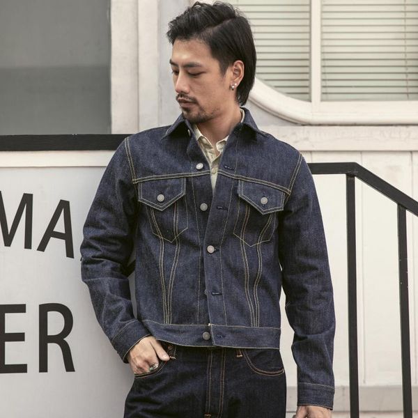 men's jackets type3-0001 big size 14oz cotton denim jacket casual stylish unwashed coat, Black;brown
men's jackets type3-0001 big size 14oz cotton denim jacket casual stylish unwashed coat, Black;brown