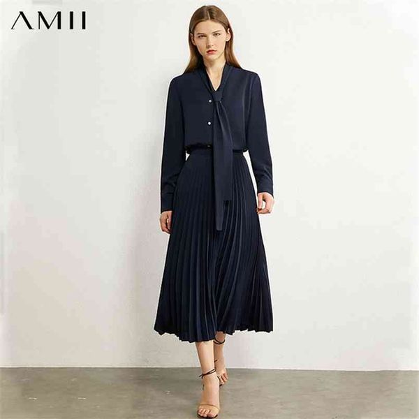 minimalism autumn olstyle set fashion bow neck full sleeve loose women shirt high waist pleated female skirt 12040337 210527, White
minimalism autumn olstyle set fashion bow neck full sleeve loose women shirt high waist pleated female skirt 12040337 210527, White