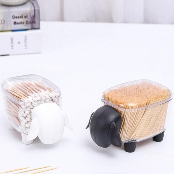 storage bottles & jars 1pc creative portable toothpick cotton swab box sheep shaped table cosmetic organizer household
storage bottles & jars 1pc creative portable toothpick cotton swab box sheep shaped table cosmetic organizer household