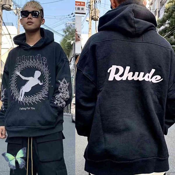 men's casual shirts rhude hoodie falling for you men women rh pullovers hoodies sweatshirts erw0, White;black
men's casual shirts rhude hoodie falling for you men women rh pullovers hoodies sweatshirts erw0, White;black