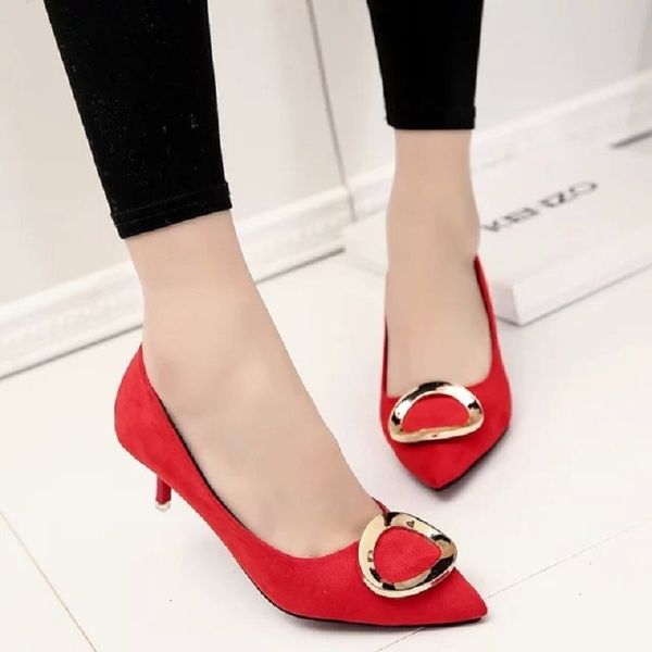 sandals autumn high low heels stiletto square buckle pointed toe single elegant suede plus size working women's shoes, Black
sandals autumn high low heels stiletto square buckle pointed toe single elegant suede plus size working women's shoes, Black