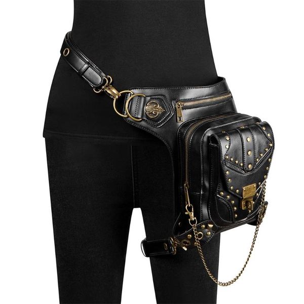 steampunk waist bag gothic retro motorcycle pu leather bags goth shoulder packs multi-pocket fanny pouch 649d
steampunk waist bag gothic retro motorcycle pu leather bags goth shoulder packs multi-pocket fanny pouch 649d