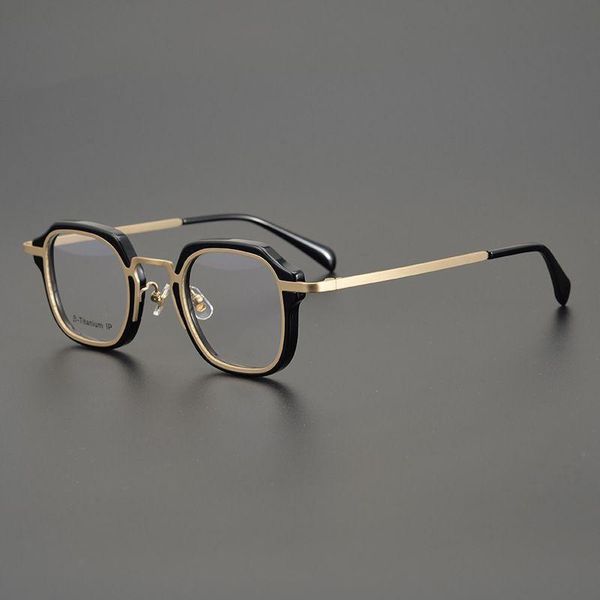 fashion sunglasses frames japanese brand designer acetate titanium glasses frame men eyeglasses women clear lens prescription e, Black
fashion sunglasses frames japanese brand designer acetate titanium glasses frame men eyeglasses women clear lens prescription e, Black
