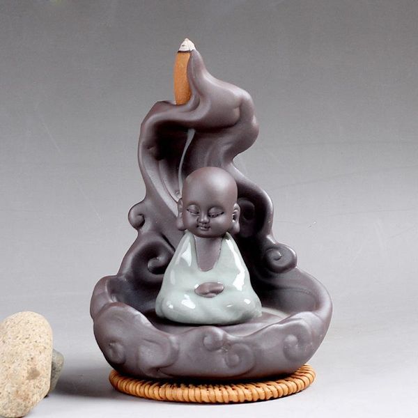 sachet bags the little monk backflow incense burner smoke waterfall holder ceramic censer decorative buddha home office road
sachet bags the little monk backflow incense burner smoke waterfall holder ceramic censer decorative buddha home office road