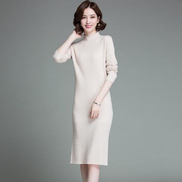 women's sweaters fashion genuine wool sweater 2021 autumn winter long knitted pullover women jersey mujer zjt1289, White;black
women's sweaters fashion genuine wool sweater 2021 autumn winter long knitted pullover women jersey mujer zjt1289, White;black