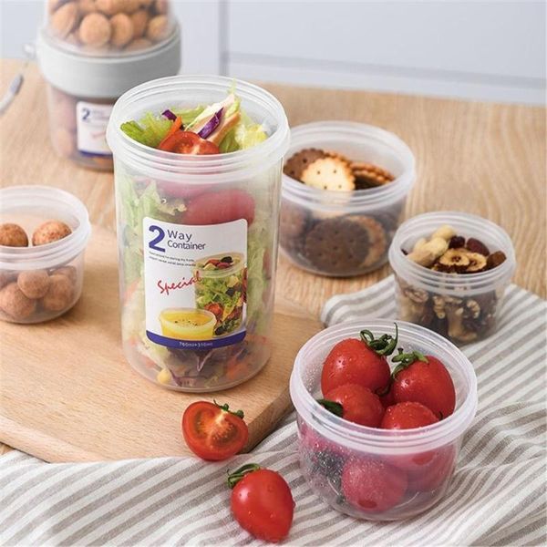 storage bottles & jars portable double-layer fresh-keeping box multi-purpose food sealment container for yogurt salad containers organizers
storage bottles & jars portable double-layer fresh-keeping box multi-purpose food sealment container for yogurt salad containers organizers