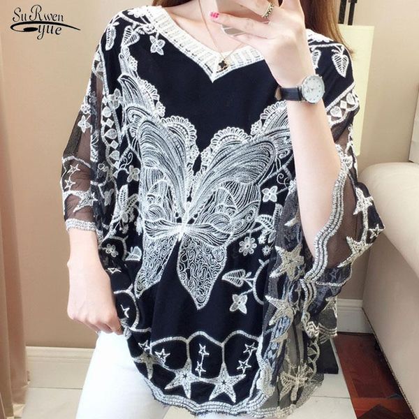 women's blouses & shirts blusas loose lace womens and 2021 fashion women casual ladies clothing v-neck elegant batwing sleeve 5463, White
women's blouses & shirts blusas loose lace womens and 2021 fashion women casual ladies clothing v-neck elegant batwing sleeve 5463, White