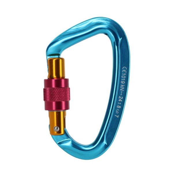 cords, slings and webbing 24kn screw lock d-shape carabiner snap clip for aerial work exploring rappelling
cords, slings and webbing 24kn screw lock d-shape carabiner snap clip for aerial work exploring rappelling