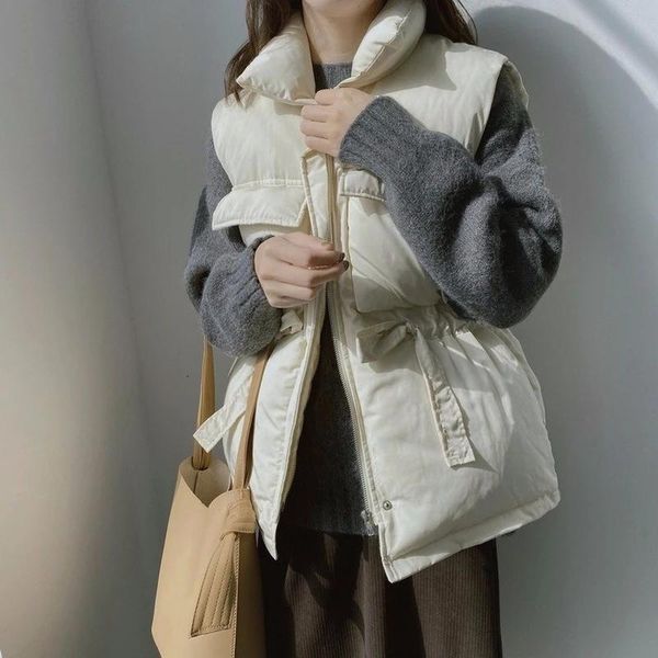 lusumily winter spring down vest women korean style loose thicken warm short waistcoat er sleeveless jacket female veste, Black;white
lusumily winter spring down vest women korean style loose thicken warm short waistcoat er sleeveless jacket female veste, Black;white