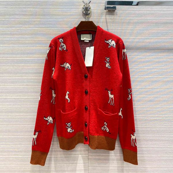 sweaters high-end autumn winter 50% wool cardigans women knit sweater fashion red color cute cartoon jacquard v-neck single breasted coat, White;black
sweaters high-end autumn winter 50% wool cardigans women knit sweater fashion red color cute cartoon jacquard v-neck single breasted coat, White;black