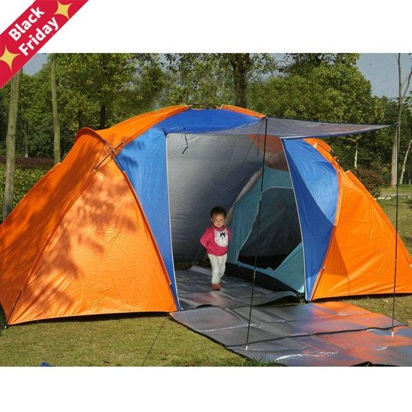 tents and shelters 5-8 person large camping tent double layer waterproof two bedrooms travel for family party fishing 420x220x175cm
tents and shelters 5-8 person large camping tent double layer waterproof two bedrooms travel for family party fishing 420x220x175cm