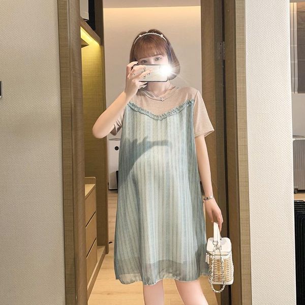 maternity dresses 97622# clothes summer short sleeves easy matching loose stylish a line dress pregnant women mom, White
maternity dresses 97622# clothes summer short sleeves easy matching loose stylish a line dress pregnant women mom, White