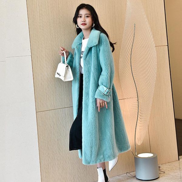 women's fur & faux haining real mink whole skin lengthened color long sleeve young fashion belt, Black
women's fur & faux haining real mink whole skin lengthened color long sleeve young fashion belt, Black