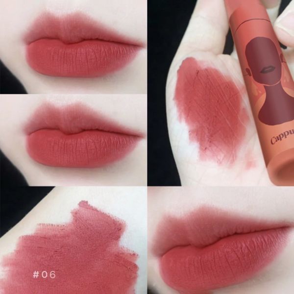 cappuvini 6 colors lip mud lip gloss almond milk cream milk tea color female velvet matte lip glaze lipstick long lasting makeup
cappuvini 6 colors lip mud lip gloss almond milk cream milk tea color female velvet matte lip glaze lipstick long lasting makeup