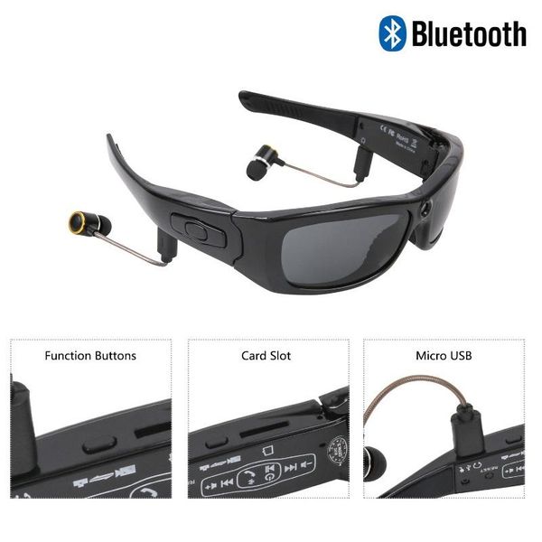 stereo bluetooth camera glasses wide angle 120 degree 1080p outdoor sports sunglasses wireless earphones mini cameras
stereo bluetooth camera glasses wide angle 120 degree 1080p outdoor sports sunglasses wireless earphones mini cameras