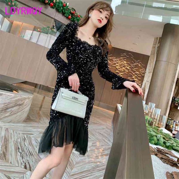 celebrity temperament sequin hip wrap dress irregular fishtail office lady polyester zippers knee-length 210603, Black;gray
celebrity temperament sequin hip wrap dress irregular fishtail office lady polyester zippers knee-length 210603, Black;gray