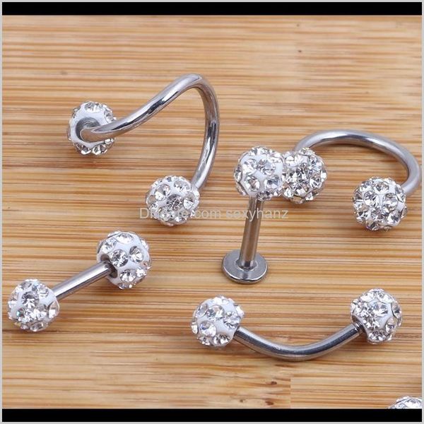labret, piercing drop delivery 2021 crystal shabamball ball lip nose tragus septum ring twist belly bar ear bone eyebrow cartilage earring b, Black
labret, piercing drop delivery 2021 crystal shabamball ball lip nose tragus septum ring twist belly bar ear bone eyebrow cartilage earring b, Black