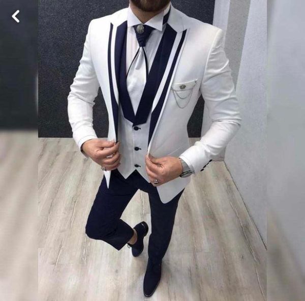 arrival costume homme men suits wedding terno slim fit masculino tuxedo blazer groom prom business 3 pcs jacket+pant+vest men's & blaze, White;black
arrival costume homme men suits wedding terno slim fit masculino tuxedo blazer groom prom business 3 pcs jacket+pant+vest men's & blaze, White;black