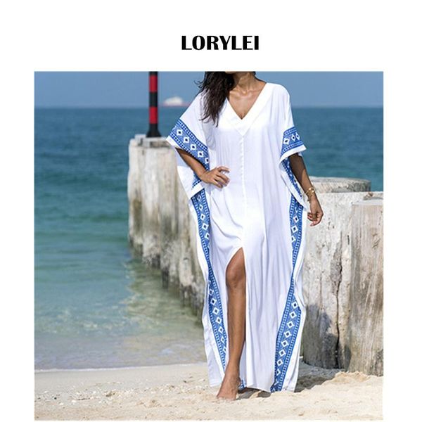 kaftan beach cover up summer women beachwear cotton tunic oversize bikini cover-ups robe de plage sarong #q887 women's blouses & shirts, White
kaftan beach cover up summer women beachwear cotton tunic oversize bikini cover-ups robe de plage sarong #q887 women's blouses & shirts, White