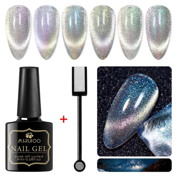 nail gel msruioo 8ml cat eye polish starries magnetic varnishes soak off silver snowlight eye's lacquers coat effect, Red;pink
nail gel msruioo 8ml cat eye polish starries magnetic varnishes soak off silver snowlight eye's lacquers coat effect, Red;pink