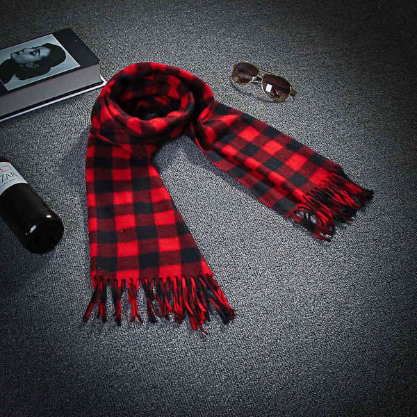 scarves special autumn and winter mens black white plaid scarf bib straight live broadcast gift can be added, Blue;gray
scarves special autumn and winter mens black white plaid scarf bib straight live broadcast gift can be added, Blue;gray