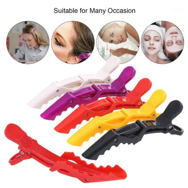 6pcs alligator hair clips color women sectioning with non-slip grip for styling coloring clip1
6pcs alligator hair clips color women sectioning with non-slip grip for styling coloring clip1