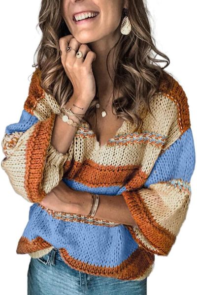 women's sweaters orange/red/khaki v-neck knitted lantern long sleeve pullover sweater plus size for women, White;black
women's sweaters orange/red/khaki v-neck knitted lantern long sleeve pullover sweater plus size for women, White;black