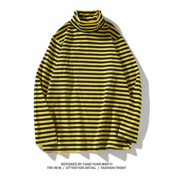 autumn spring fashion oversize striped tshirt men's long sleeve casual o neck t-shirt for man tees 210629, White;black
autumn spring fashion oversize striped tshirt men's long sleeve casual o neck t-shirt for man tees 210629, White;black