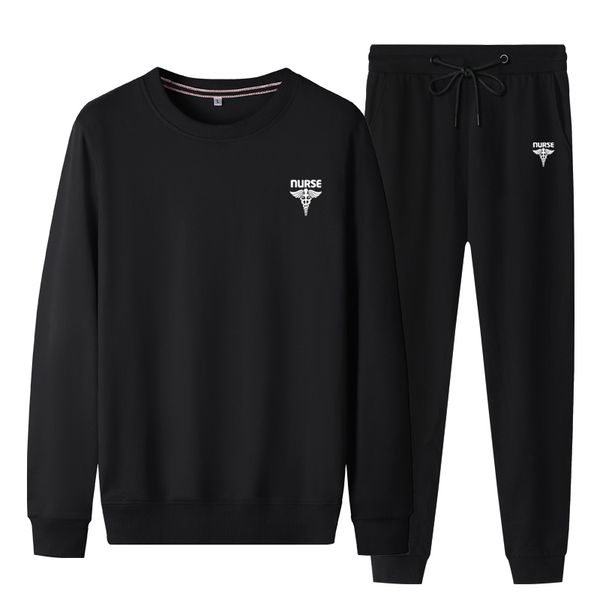men's hoodies & sweatshirts lightweight casual men's sportswear, 2-piece long sleeve running suit, Black
men's hoodies & sweatshirts lightweight casual men's sportswear, 2-piece long sleeve running suit, Black