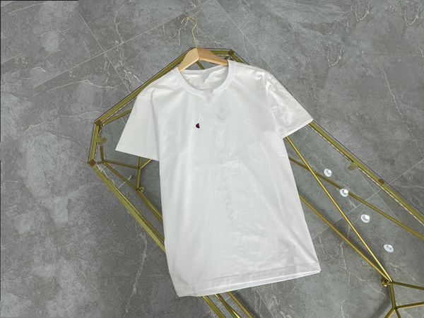 + 21s summer new men's and women's crown embroidered t-shirt loose simple atmosphere couple round neck short s, Gray
+ 21s summer new men's and women's crown embroidered t-shirt loose simple atmosphere couple round neck short s, Gray