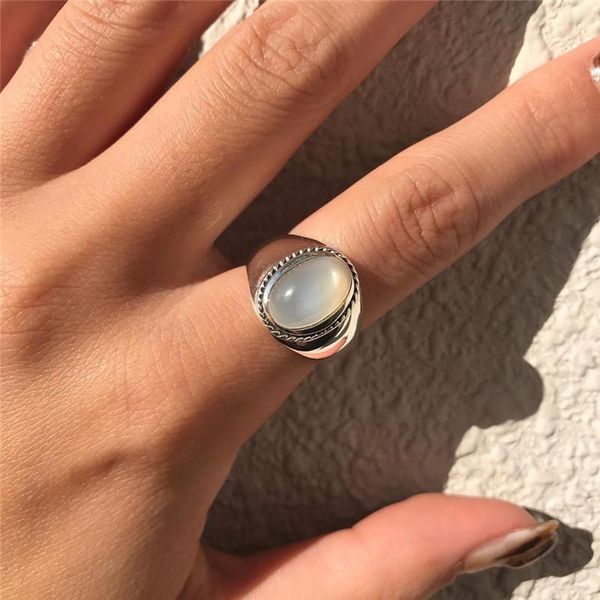 cluster rings ruiyi genuine 925 sterling silver minimalist white agate ring for women fashion female luxury jewelry gifts, Golden;silver
cluster rings ruiyi genuine 925 sterling silver minimalist white agate ring for women fashion female luxury jewelry gifts, Golden;silver